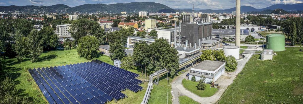 Heizwerk Graz Fernwärme Solarwärme