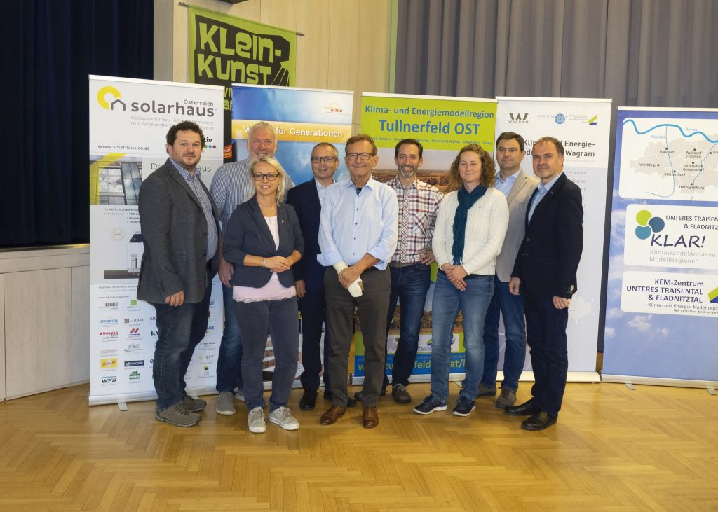 Frau Bürgermeister Marion Török eröffnete das Vernetzungstreffen der vier KEM-Regionen mit Solarhaus Östereich
